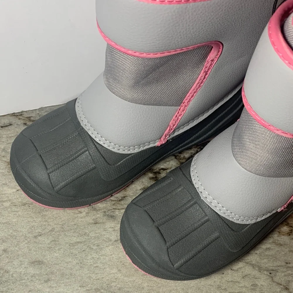 Cat & Jack Lenny Gray and Pink  Kids Boots
